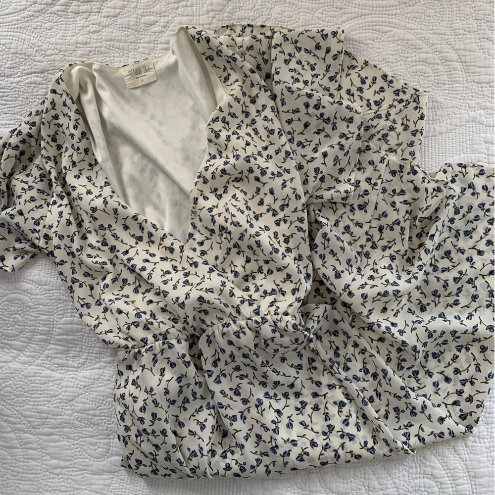 Sienna Sky Blue Tulip Dress